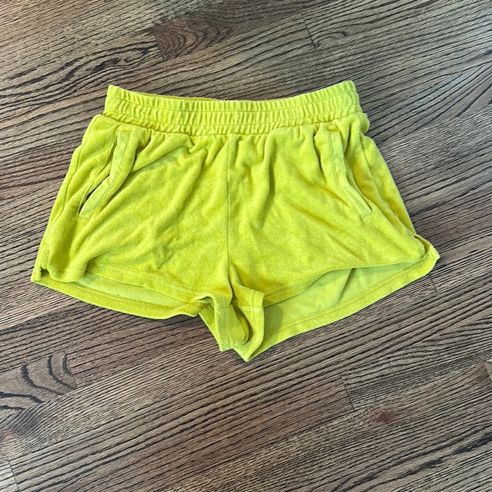 COPY - Offline by aerie track French Terry shorts size medium yellow color